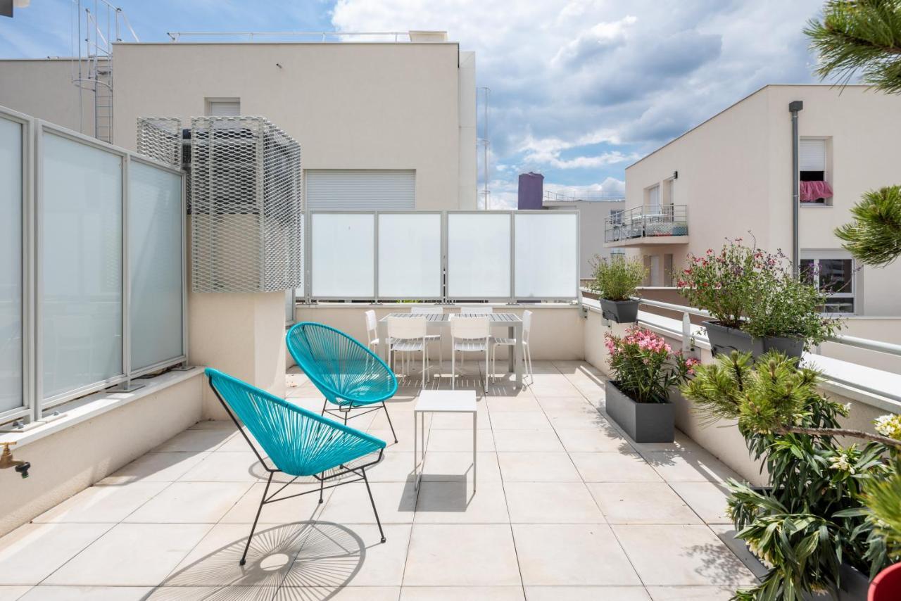 Appartement De Standing Avec Grande Terrasse Villeurbanne Zewnętrze zdjęcie